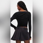 Free People NWT  Milo Seamless Long-Sleeve black Top L/XL Photo 1