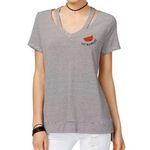 Miss Chievous Cutout Embroidered T-Shirt Photo 0