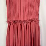 H&M  Mauve Pink Pleated Fit & Flare Knee Length Dress 4 Photo 3
