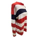 Babette and Partners Vintage Patriotic Striped Crewneck 100% Cotton Made in USA Red Size undefined Photo 3