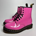 Dr. Martens Unisex 1460 Patent Leather 8 Eye Boot in Thrift Pink Photo 1