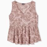 Torrid floral print peplum Georgette midi tank size 1X Photo 0