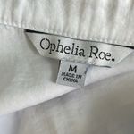 Ophelia Roe  White Button Down Shirt Photo 3