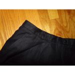 Talbots Petites 100% Irish Linen black lined dress pants 14P High rise ankle Photo 1