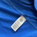 Athleta Half Zip Reflective Running Wild Reflective Top Blue 243315 Size XL Photo 8