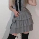 Twelve By Twelve Fit and Flare Tiered Cashmere Feel Skater Dress Medium Photo 9