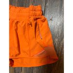 Lululemon  Hotty Hot Shorts II 2.5" Orange Athletic Running Mesh Size 4 W7AW9R Photo 2