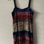 Gap Sequined Striped Dress Size Medium NWT Photo 3