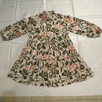 Anthropologie  Green and Pink Long Sleeve Dress Photo 2