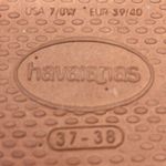 Havaianas Women’s Peach Aqua You St. Tropez Color Flip Flop Sandals Size 7/8W Photo 1