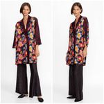 Johnny Was 💕 WORKSHOP💕 Sedonia Kimono 100% Silk ~ Floral Print XS NWOT Photo 8