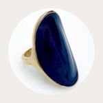 Jessica Elliot Jessica Elliott | Enameled Oval Finger‎ Candy Ring - Blue Photo 1