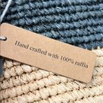 Haute Hippie  | XL Raffia Tote Bag Photo 4