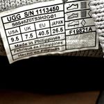 UGG  Sammy Metallic Sneaker Slip On Rib Knit Hyper Weave Poron Insole Shimmer 9.5 Photo 5