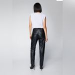 Nasty Gal NWT! Women’s Split Front Faux Leather Pants Size 10 Photo 2