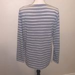 Faded Glory  silver sparkly long sleeve v-neck top Photo 5