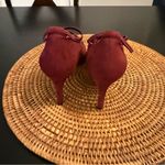 Kelly & Katie Elegant Burgundy Women's Shoes heels pumps, size 7 Photo 4