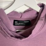 Under Armour Cotton Fleece Lilac Lavender Logo Hoodie Sweatshirt W-308 Sz S Photo 4