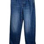 Madewell Low-Slung Straight Jeans Women 25 Tall Blue Palmina Wash Slouchy DM7104 Photo 0