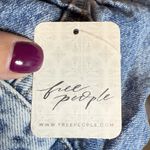 We The Free Free People Distressed Blue Denim Jacket Photo 5