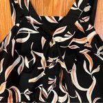 Anthropologie Hei Hei Palma Print Button Front Open Back Romper Black Size Small Photo 7