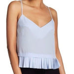 French Connection Polly Pleated Hem Cami Top in Lavender Photo 0