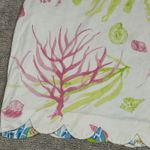 Ana Clare Reversible Dress Womens XXL Scallop Hem Ocean Sea Turtle Resort Wear Blue Photo 8