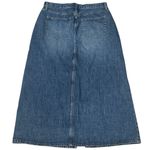 Uniqlo NEW  Long A-Line Denim Skirt Cottagcore Fall Holiday Pumpkin Patch Size 6 Photo 4