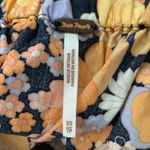 Free People Park Slope Dark Combo Floral Open Back Oversized Maxi Dress Photo 2