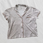 Roller Rabbit Pink and white  heart pajama top Photo 0