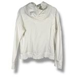 Lululemon  Scuba White Pullover Hoodie Sweatshirt Size 6 Raglan Sleeve Photo 2