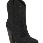 Jessica Simpson NEW  Cissely Rhinestone Western Boots Women's Black Size 10 Photo 0