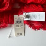 Aerie NWT  Real Good Floral Lace Padded Balconette Bra Red Size Small S NEW Photo 3