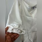 Princess Polly  White Long Sleeve Wrap Dress Photo 5