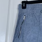 Athleta  Blue Denim Linen Pants Size Large #DS-1681 Photo 2
