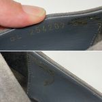 Yves Saint Laurent Grey Suede Gisele Platform Heels 37/US 7 Gray Size 6 Photo 8