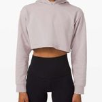 Lululemon  All Yours Cropped Hoodie In Iced Iris Photo 0