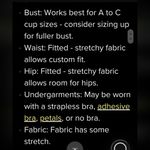 NWT LULU'S SATIN BUSTIER STRAPLESS THONG BODYSUIT W/FULL ZIP SNAP CROTCH STYLE Black Size XS Photo 6