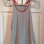 Lululemon Striped Tank Top with Red Accents Photo 0
