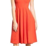 Dress the Population NWOT Catalina Fit and Flare Cocktail Dress in Poppy Sz M Photo 0