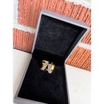 Earrings 18K Gold Plated Hoop Earrings Round Cue Cubic Zirconia Gold Silver C1 Photo 95