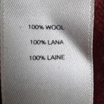 Chico's  Women's 3 (XL) Burnt Orange Open Knit Cardigan 100% Wool Fall Layering Photo 9