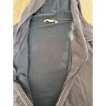Athleta  Charcoal Gray Asymmetrical Zip up Hoodie Jacket Women's XL Ribbed Cuffs Photo 6