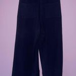 Quince Size XS Modal Sweatpants Wide Leg Crop Navy Pull On Photo 3