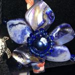 Black Silver Tone Turtles Large Shell Flower Beaded Boho Adjustable Bracelets Photo 2