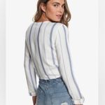 Free People Roxy Nusa Dua tie front striped top Photo 1