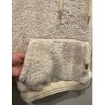 UGG Cream Gold Loyra Stripped Metallic Sherpa Hoodie Photo 3