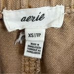 Aerie Women's Cargo Jogger Pants Size XS Tan Beige Casual Drawstring Oversized Photo 7