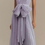 Hutch NWT
Cataline Strapless Bow-Front Pleated Tulle Gown in Lavender Sz 2 $475 Photo 0