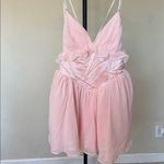 House Of CB  ‘Amaris’ Ballerina Pink‎ Baby Doll Mini Dress NWOT Size S Photo 4